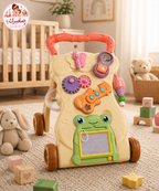 مشاية دفع تفاعلية للبيبي مع سبورة رسم وألعاب موسيقية – من متجر صغيرك
Interactive Baby Push Walker with Drawing Board, Music & Activity Toys
