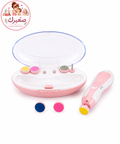 مبرد أظافر كهربائي آمن للبيبي مع 6 رؤوس قابلة للتبديل وإضاءة LED - متجر صغيرك
Electric Baby Nail Trimmer with 6 Interchangeable Filing Heads & LED Light