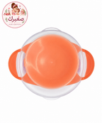 طبق طعام للبيبي بقاعدة شفط مع غطاء ومعلقة – مانع للانزلاق Baby Suction Bowl with Lid & Spoon – Non-Slip Feeding Set