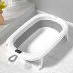 بانيو استحمام للبيبي قابل للطي بشاشة قياس درجة الحرارة ومصرف للمياه من متجر صغيرك
Foldable Baby Bathtub with Temperature Display & Drain Plug