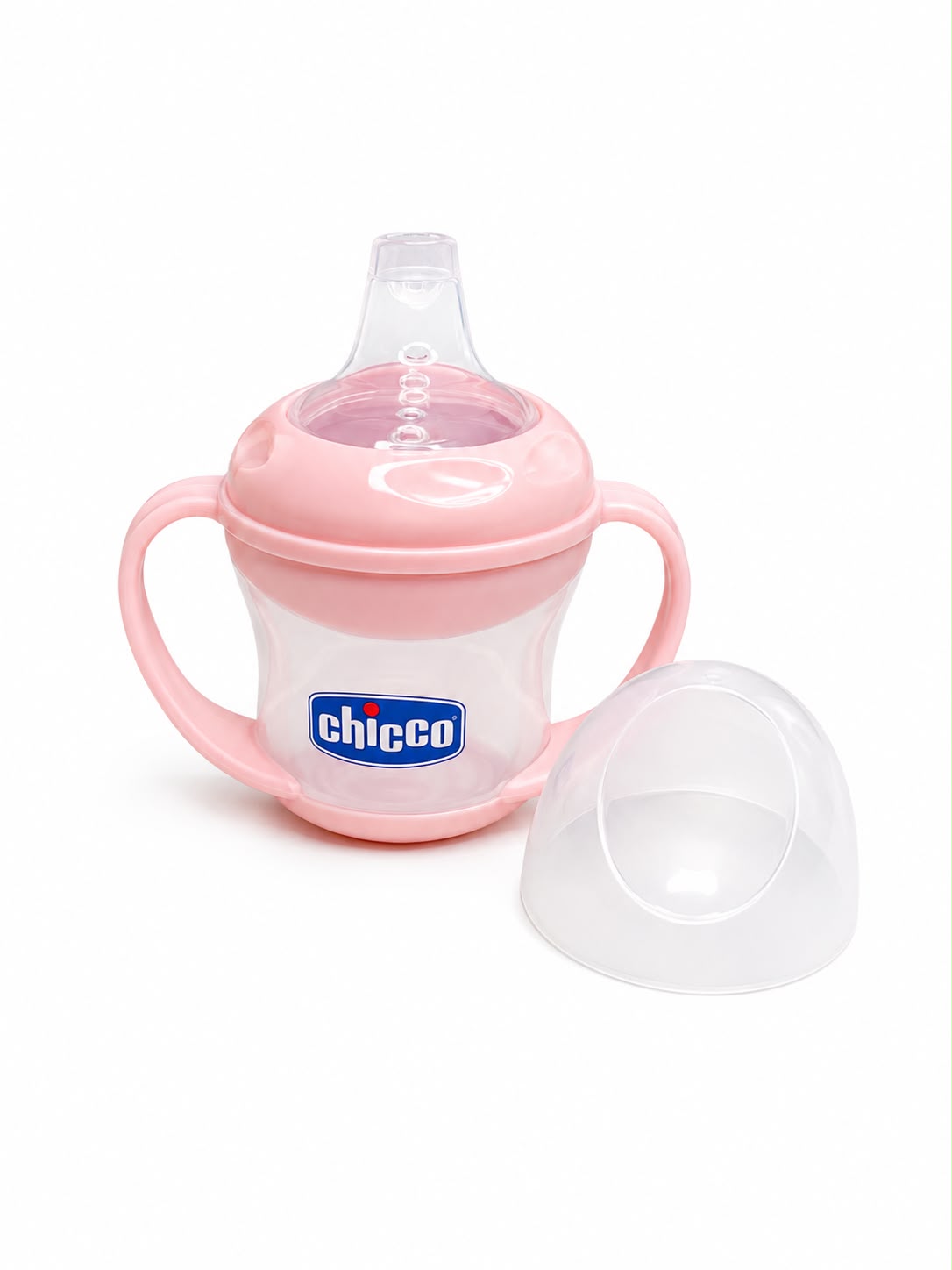 كوباية تدريب للبيبي من شيكو بمقبضين مع غطاء حماية- من متجر صغيرك
Chicco Baby Training Cup with Easy-Grip Handles & Protective Spout Cover